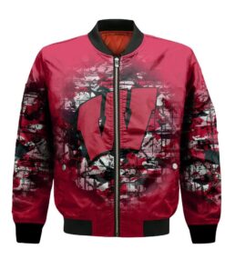 Wisconsin Badgers Bomber Jacket 3D Printed Camouflage Vintage - livanniespoon Store