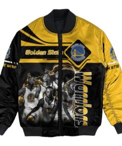 Golden State Warriors Final Team Bomber Jacket 3D Printed - livanniespoon Store
