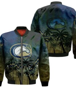 California Davis Aggies Bomber Jacket 3D Printed Coconut Tree Tropical Grunge - livanniespoon Store