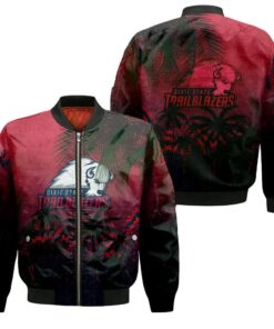 Dixie State Trailblazers Bomber Jacket 3D Printed Coconut Tree Tropical Grunge - livanniespoon Store