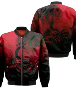 Cincinnati Bearcats Bomber Jacket 3D Printed Coconut Tree Tropical Grunge - livanniespoon Store