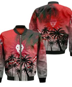 Loyola Marymount Lions Bomber Jacket 3D Printed Coconut Tree Tropical Grunge - livanniespoon Store