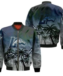 Longwood Lancers Bomber Jacket 3D Printed Coconut Tree Tropical Grunge - livanniespoon Store
