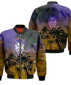 Northwestern State Demons Bomber Jacket 3D Printed Coconut Tree Tropical Grunge - livanniespoon Store