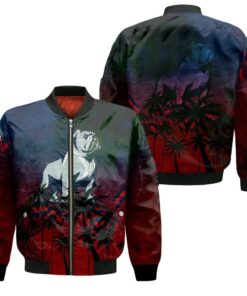Samford Bulldogs Bomber Jacket 3D Printed Coconut Tree Tropical Grunge - livanniespoon Store