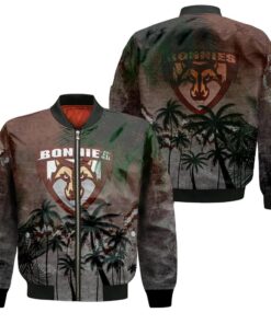 St. Bonaventure Bonnies Bomber Jacket 3D Printed Coconut Tree Tropical Grunge - livanniespoon Store