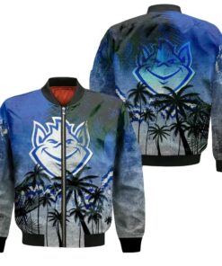 Saint Louis Billikens Bomber Jacket 3D Printed Coconut Tree Tropical Grunge - livanniespoon Store