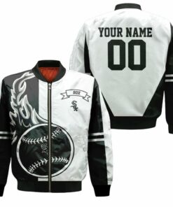 Chicago White Sox 3D Customized Pattern Bomber Jacket - livanniespoon Store