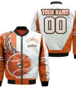 San Francisco Giants 3D Customized Pattern Bomber Jacket - livanniespoon Store