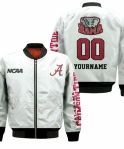 Alabama Crimson Tide Customized Pattern Bomber Jacket - livanniespoon Store