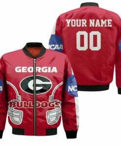 Georgia Bulldogs Ncaa Fan Mascot Customized Pattern Bomber Jacket - livanniespoon Store
