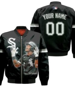 Chicago White Sox Tim Anderson Custom Number Name For White Sox Fans Bomber Jacket 3D Printed - livanniespoon Store