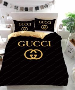 Luxury Gucci Logo Fashion Brands 24 Bedding Set -livanniespoon Store