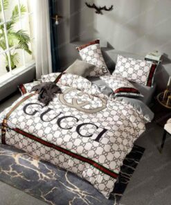 Luxury Gucci Logo Fashion Brands 25 Bedding Set -livanniespoon Store