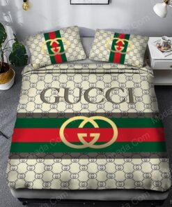 Luxury Gucci Logo Fashion Brands 42 Bedding Set -livanniespoon Store