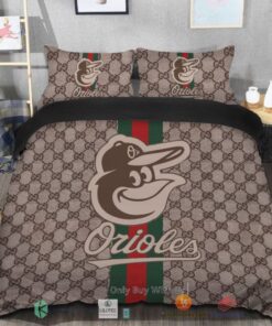 BEST Baltimore Orioles Gucci Bedding Set -livanniespoon Store