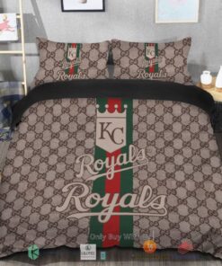 BEST Kansas City Royals Gucci Bedding Set -livanniespoon Store