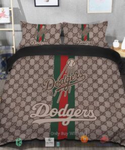 BEST Los Angeles Dodgers Gucci Bedding Set -livanniespoon Store