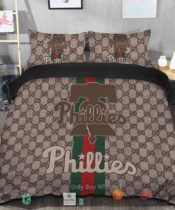 BEST Philadelphia Phillies Gucci Bedding Set -livanniespoon Store