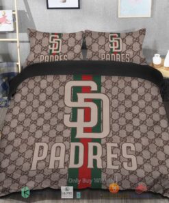 BEST San Diego Padres Gucci Bedding Set -livanniespoon Store