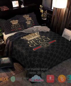 Queen Gucci Luxury brand Bedding Set -livanniespoon Store