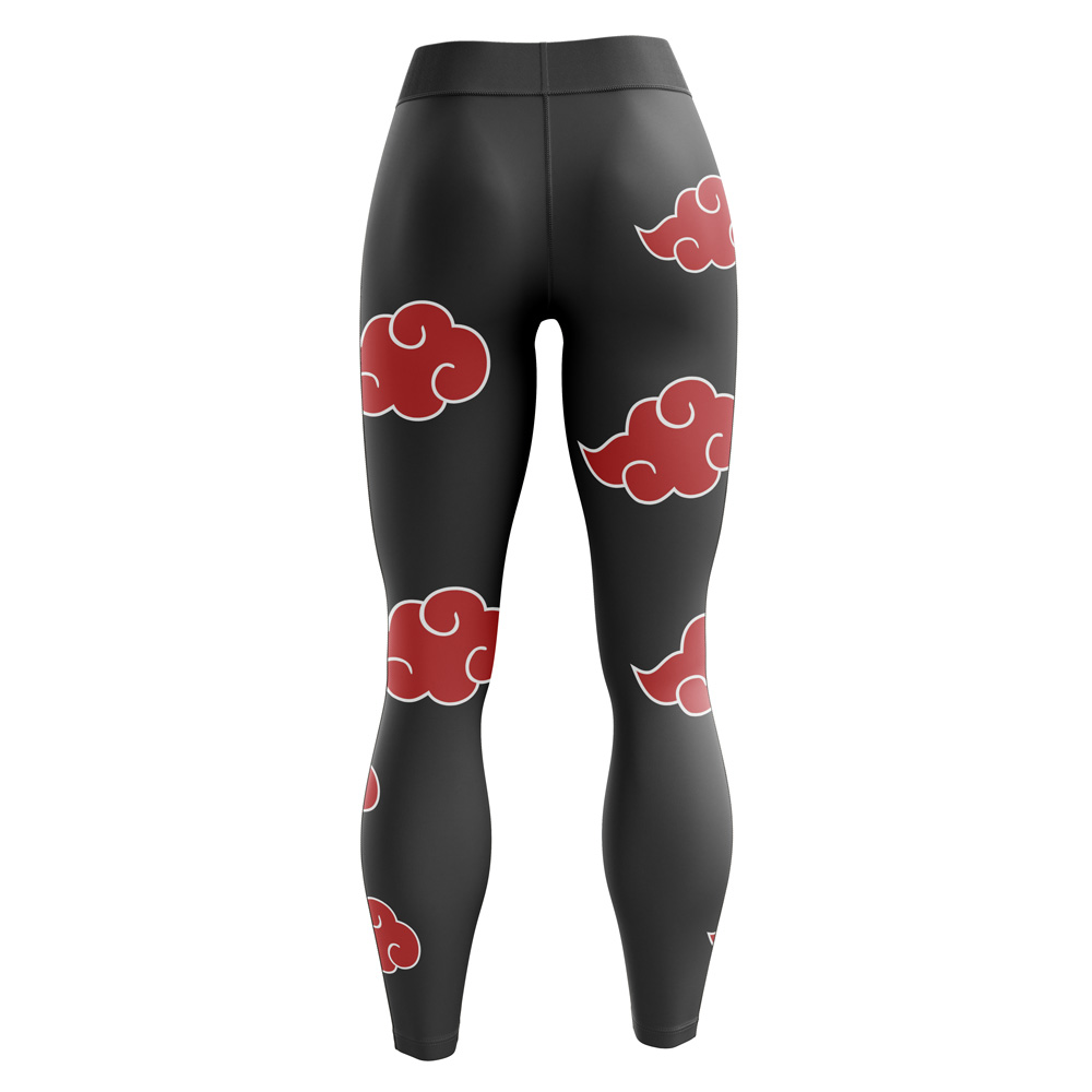 Naruto Akatsuki Custom Unisex Leggings Spats Training Tights - Image 4