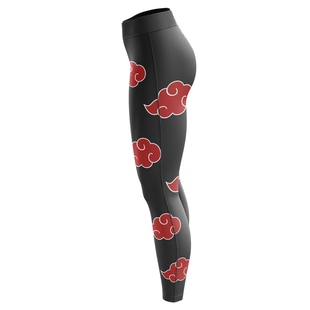 Naruto Akatsuki Custom Unisex Leggings Spats Training Tights - Image 3