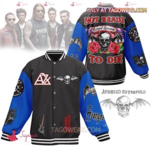 Avenged Sevenfold Not Ready To Die Baseball Jacket - livanniestore Store