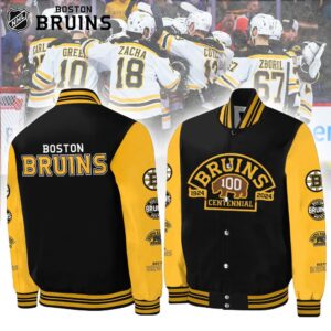 Boston Bruins Baseball Jacket BB070324LNQ16TTT - livanniestore Store