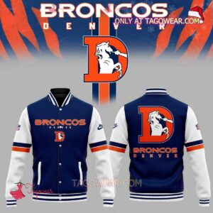Denver Broncos NFL Outfit 2023 Baseball Jacket - livanniestore Store