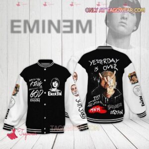 Eminem Yesterday Is Over Baseball Jacket - livanniestore Store