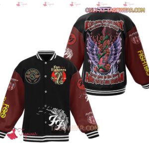 Foo Fighters Keep You In The Dark Baseball Jacket - livanniestore Store