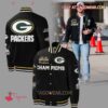 Green Bay Packers Four-time Super Bowl Baseball Jacket - livanniestore Store