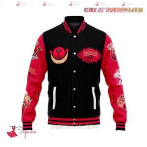 Hazbin Hotel Characters Baseball Jacket - livanniestore Store
