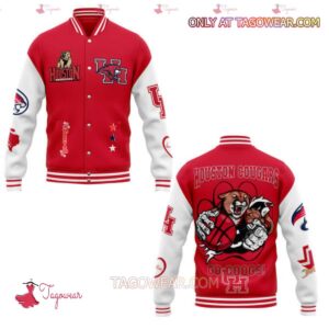 Houston Cougars Go Coogs Baseball Jacket - livanniestore Store