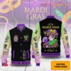 It's Mardi Gras Personalized Baseball Jacket - livanniestore Store