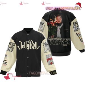 Jelly Roll Somebody Save Me Baseball Jacket - livanniestore Store