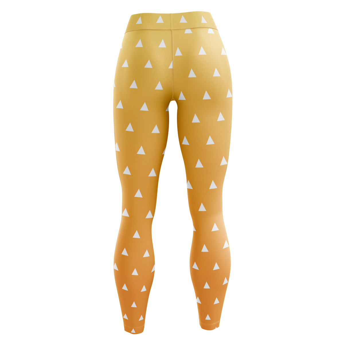 Zenitsu Agatsuma Demon Slayer Custom Unisex Leggings Spats Training Tights - Image 4