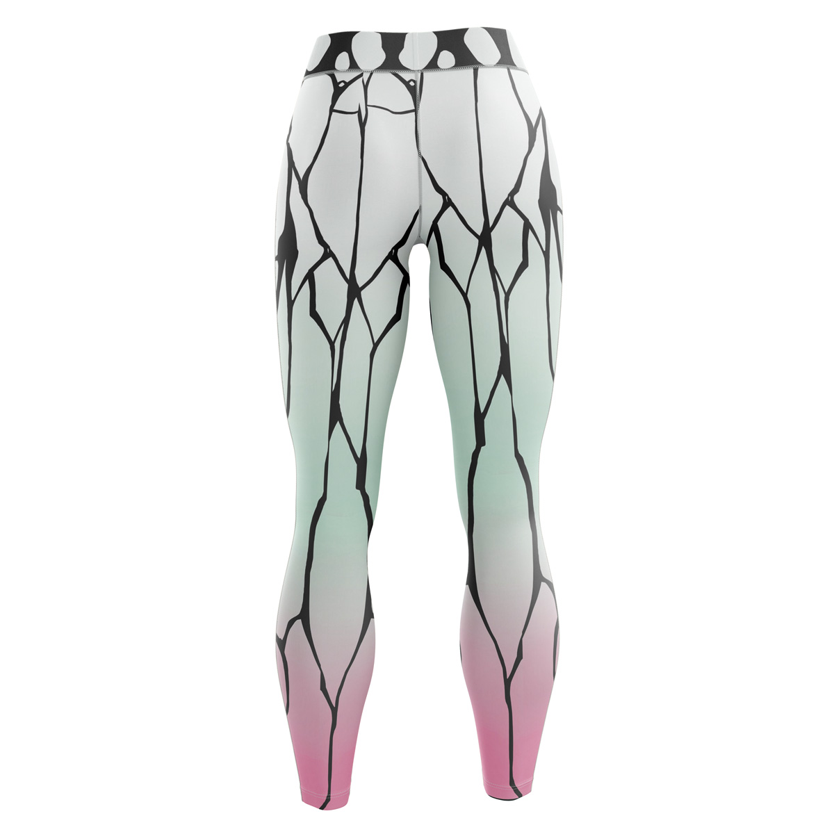 Shinobu Kocho Demon Slayer Custom Unisex Leggings Spats Training Tights - Image 5