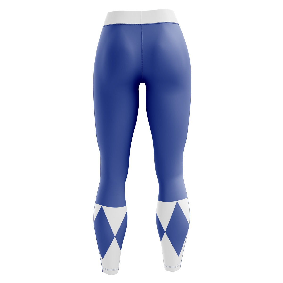 Blue Ranger Mighty Morphin Power Rangers Custom Unisex Leggings Spats Training Tights - Image 4