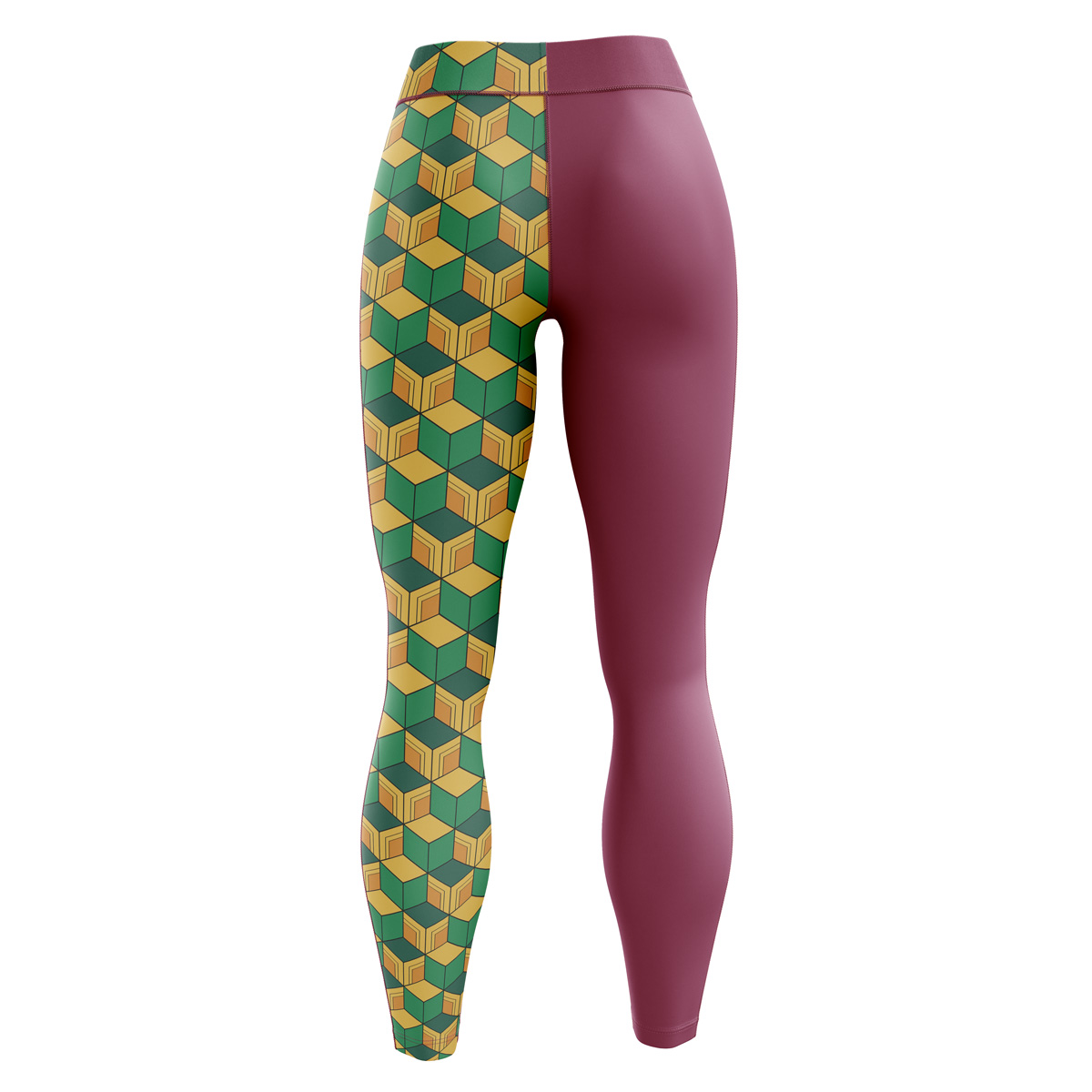 Giyu Tomioka Demon Slayer Custom Unisex Leggings Spats Training Tights - Image 4