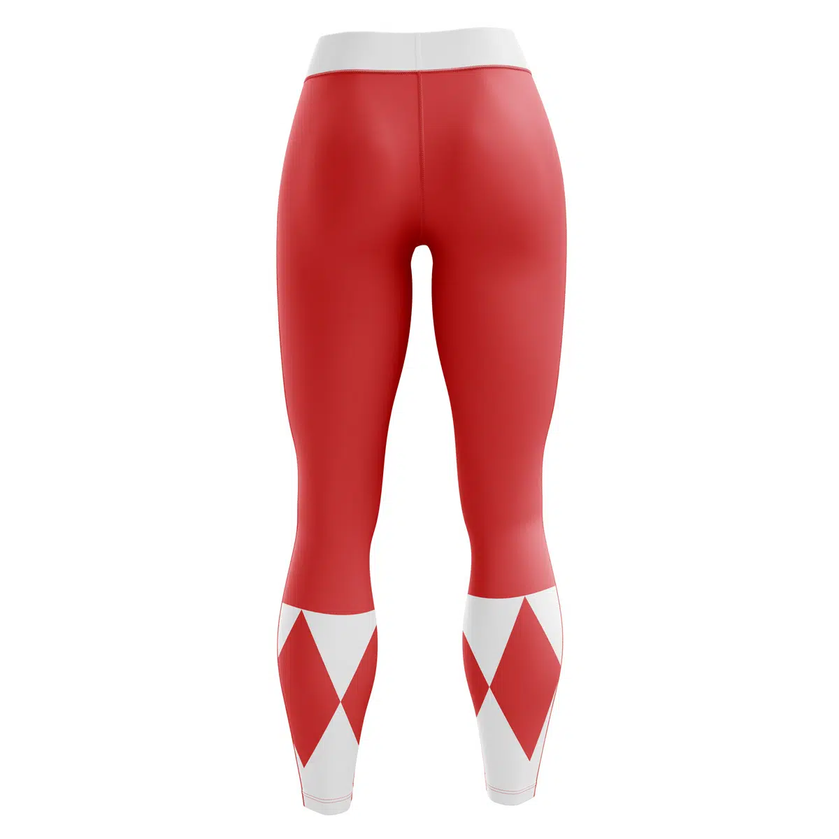 Red Ranger Mighty Morphin Power Rangers Custom Unisex Leggings Spats Training Tights - Image 3