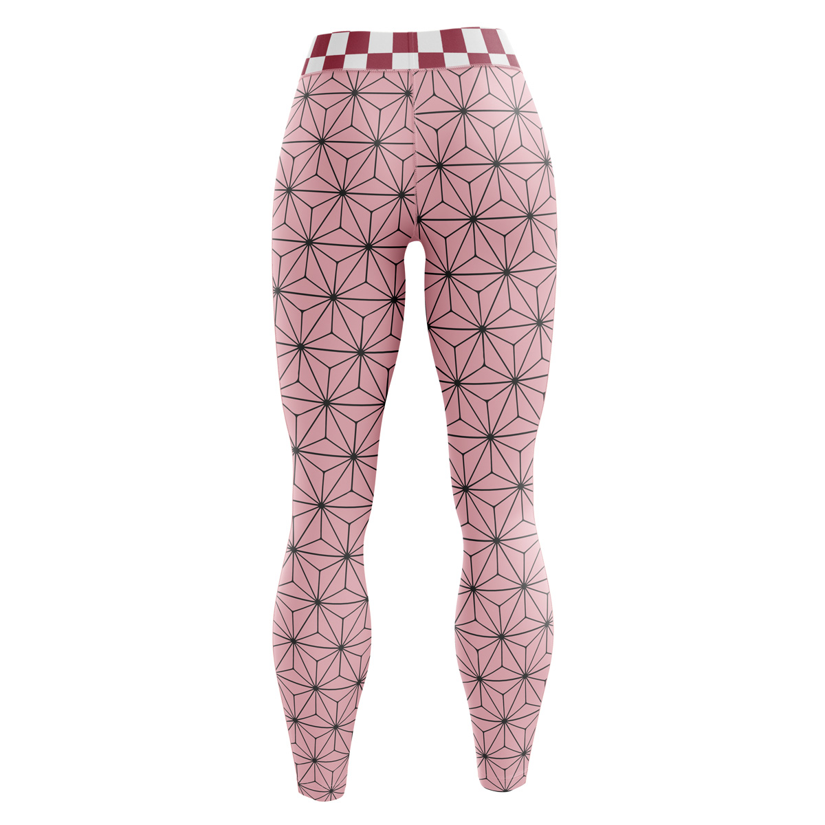 Nezuko Kamado Demon Slayer Custom Unisex Leggings Spats Training Tights - Image 3