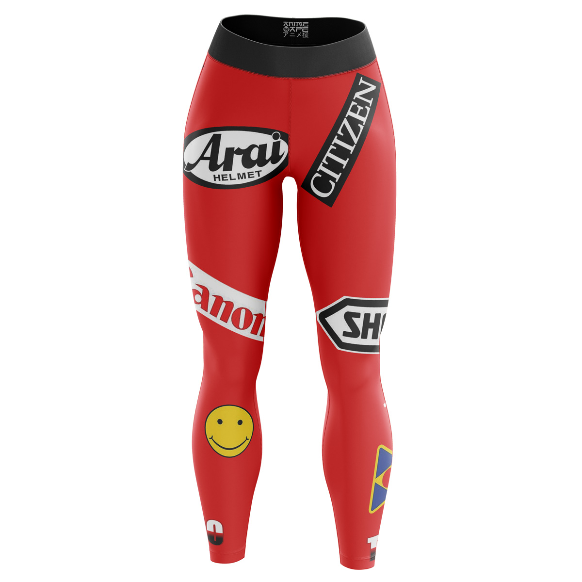 Akira Kaneda Bike Decals Custom Unisex Leggings Spats Training Tights