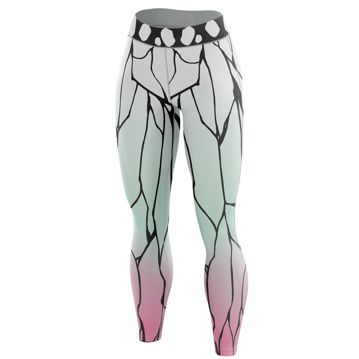 Shinobu Kocho Demon Slayer Custom Unisex Leggings Spats Training Tights - Image 3