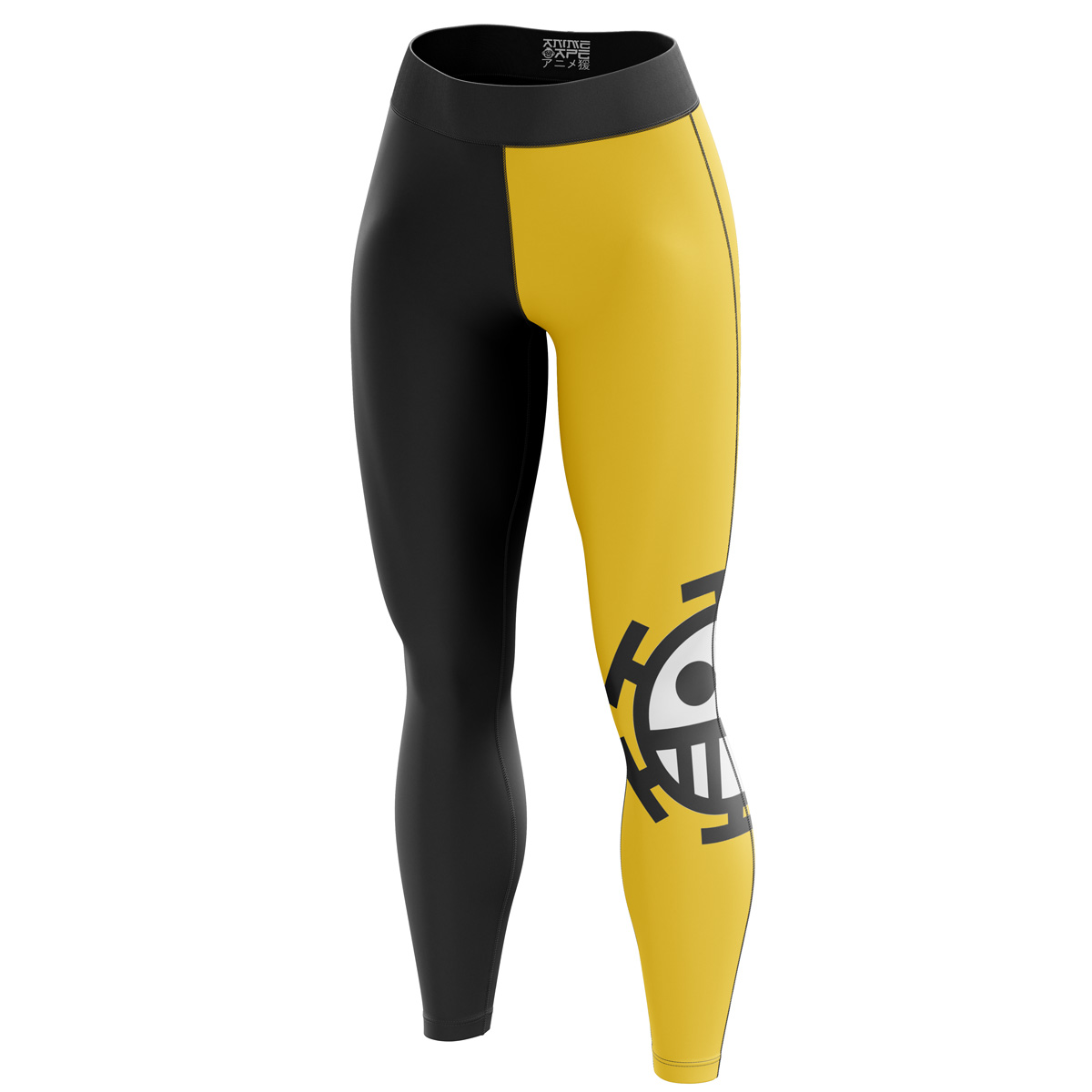 Trafalgar Law One Piece Custom Unisex Leggings Spats Training Tights - Image 3