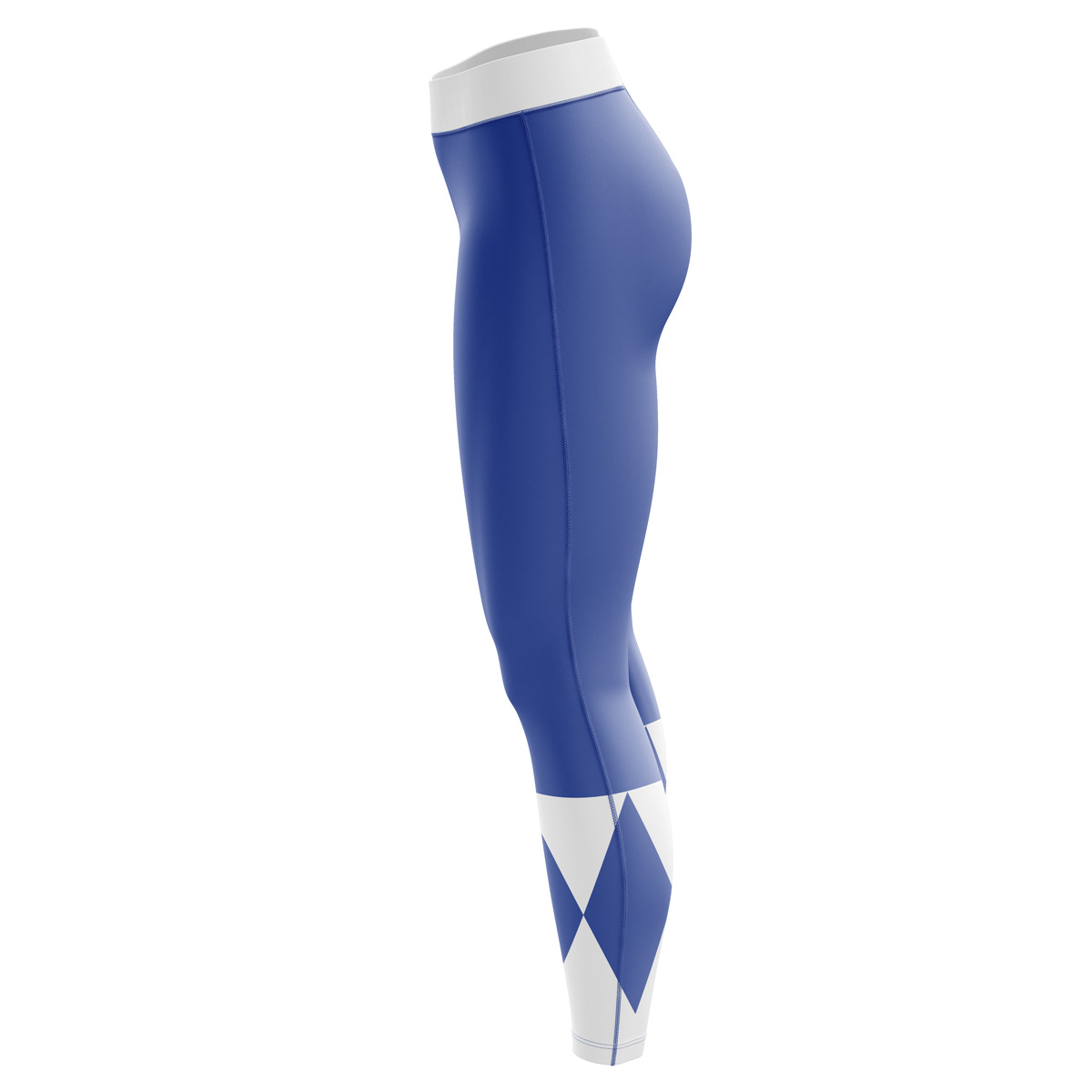 Blue Ranger Mighty Morphin Power Rangers Custom Unisex Leggings Spats Training Tights - Image 2