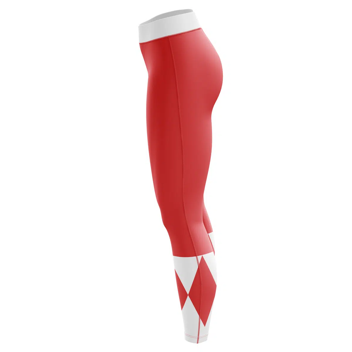 Red Ranger Mighty Morphin Power Rangers Custom Unisex Leggings Spats Training Tights - Image 4