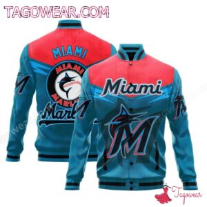 Miami Marlins Mlb Baseball Jacket - livanniestore Store