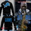 Mike Phillips X Detroit Lions Baseball Jacket - livanniestore Store